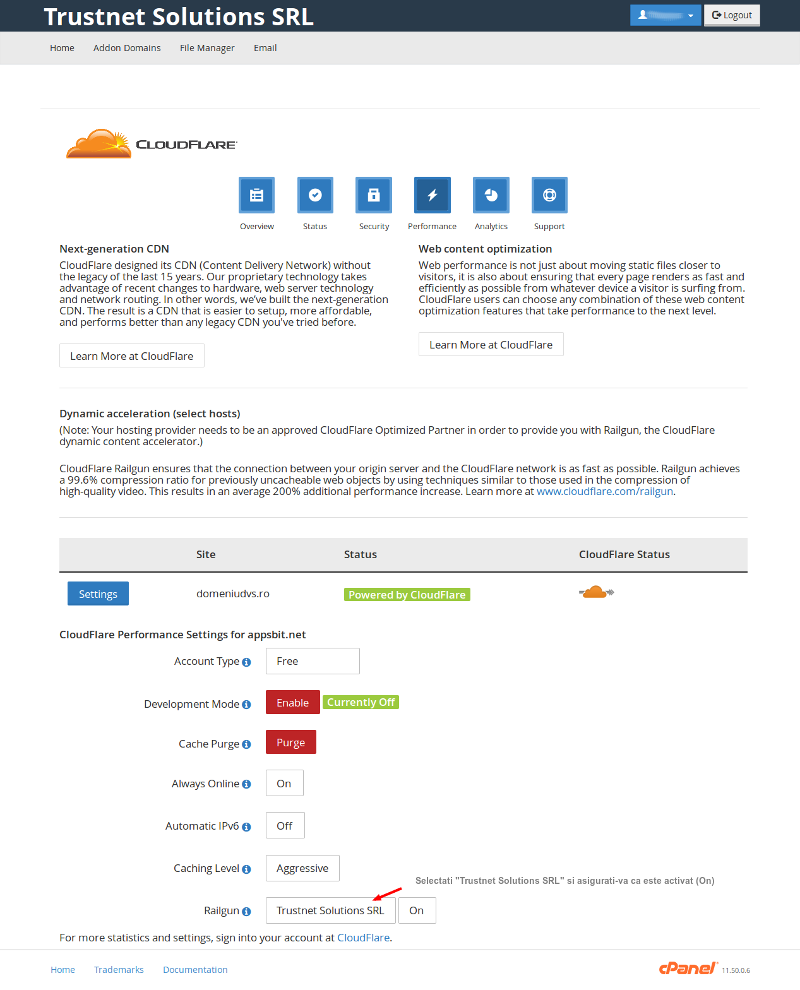 Cloudflare Railgun Trustnet Solutions SRL